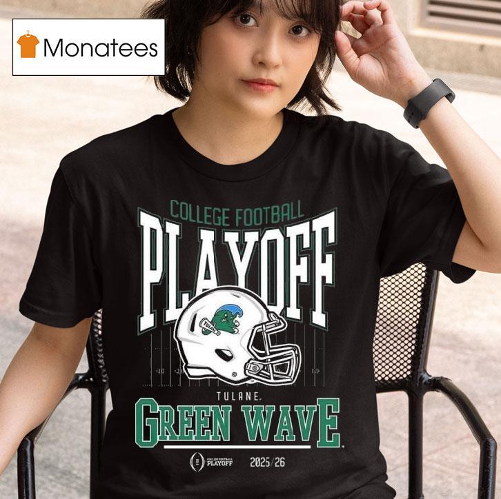 Tulane Green Wave College Football Playoff Helmet T Shirt