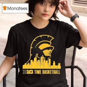 Usc Trojans Big Ten Time Basketball City Skyline T Shirt