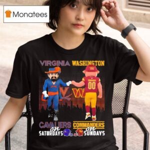 Virginia Cavaliers On Saturdays X Washington Commanders On Sundays Masco T Shirt