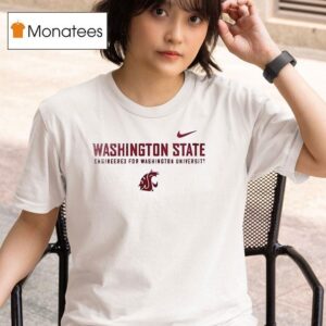 Washington State Cougars Engineered For Washington University T Shirt