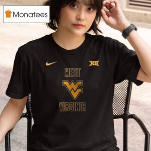 West Virginia Dark Mode Map T Shirt