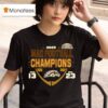 Western Michigan Broncos Mac Football Champions Score T Shirt