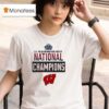 Wisconsin Badgers Women S Hockey Tournament Champions Logo T Shirt