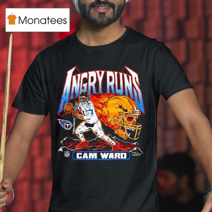 Angry Runs Tennessee Titan Cam Ward T Shirt Angry Runs Tennessee Titan Cam Ward T Shirt