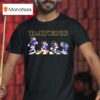 Baltimore Ravensx Goofy X Donald Duck X Mickey Mouse X Stitch Abbey Road T Shirt
