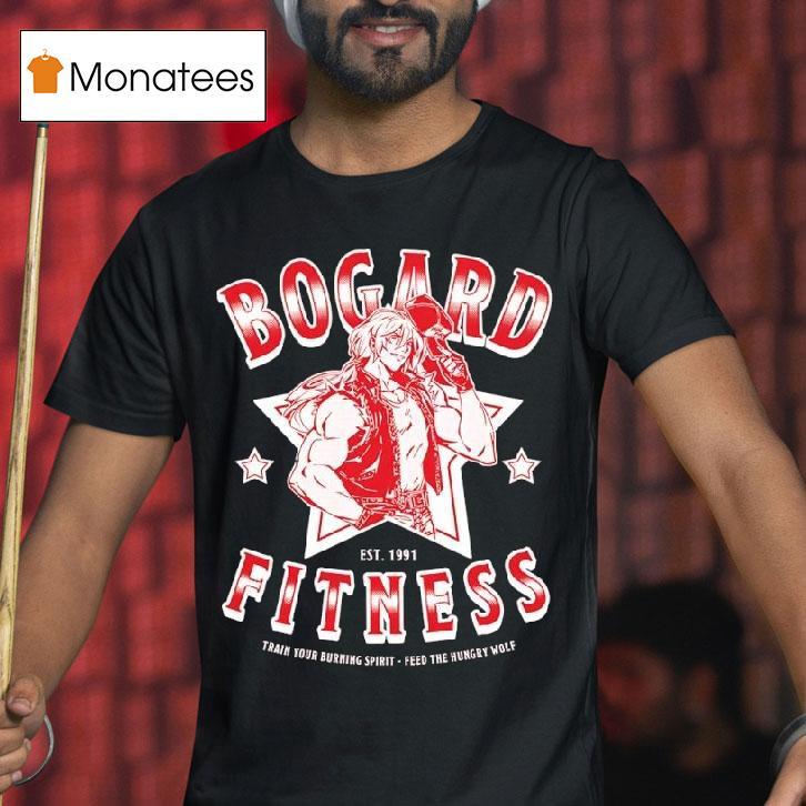 Bogard Fitness Train Your Burning Spirit Red The Hungry Wolf Est T Shirt Bogard Fitness Train Your Burning Spirit Red The Hungry Wolf Est T Shirt