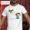 Can I Kick It Charlie Brown Vs Lucy Aarhg Graphic T Shirt