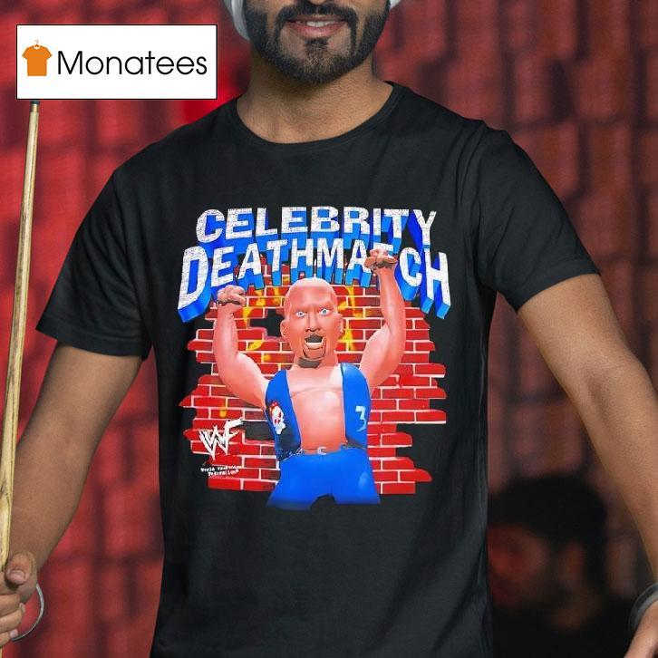 Celebrity Deathmatch Stone Cold Professional Wrestler T Shirt Celebrity Deathmatch Stone Cold Professional Wrestler T Shirt