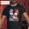 Charlie Brown Chicago Cubs And Snoopy Chicago Bears Football T Shirt