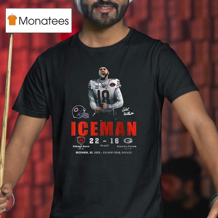 Chicago Bears Caleb Williams Iceman Good Better Best Pose Signature T Shirt Chicago Bears Caleb Williams Iceman Good Better Best Pose Signature T Shirt
