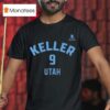 Clayton Keller Utah Name Number T Shirt