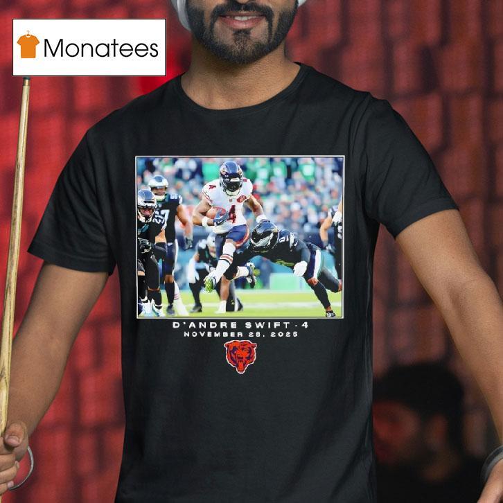D Andre Swift Chicago Bears Nfl Flash Features Week Big And Tall T Shirt D Andre Swift Chicago Bears Nfl Flash Features Week Big And Tall T Shirt