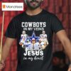 Dallas Cowboys In My Vein Jesus In My Heart Team Logo T Shirt