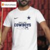 Dallas Cowboys X Peanuts Abbey Road Cartoon T Shirt