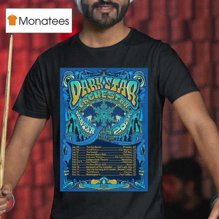 Dark Star Orchestra Winter Shows T Shirt Dark Star Orchestra Winter Shows T Shirt