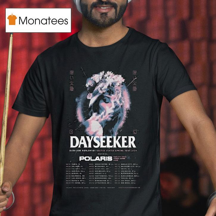 Dayseeker Dark Sun Worldwide United States Spring Tour T Shirt Dayseeker Dark Sun Worldwide United States Spring Tour T Shirt