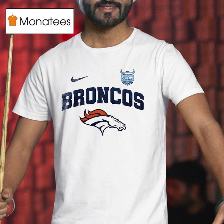 Denver Broncos X Monters Inc Funday Football Cartoon T Shirt Denver Broncos X Monters Inc Funday Football Cartoon T Shirt