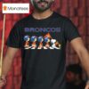 Denver Broncos X Peanuts Snoopy Abbey Road T Shirt
