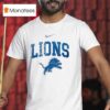 Detroit Lions Fdny Fire Department Th Anniversary Courage And Service Logo T Shirt