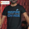 Detroit Lions Inspire Change Opportunity Equity Freedom Justice T Shirt