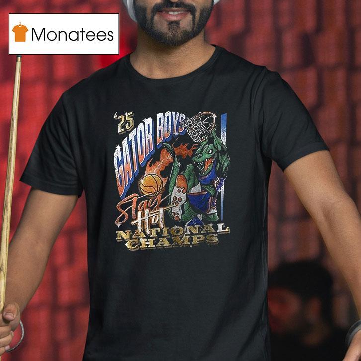 Florida Gator Boys Slay Hot National Champs Mascot Name Roster T Shirt Florida Gator Boys Slay Hot National Champs Mascot Name Roster T Shirt