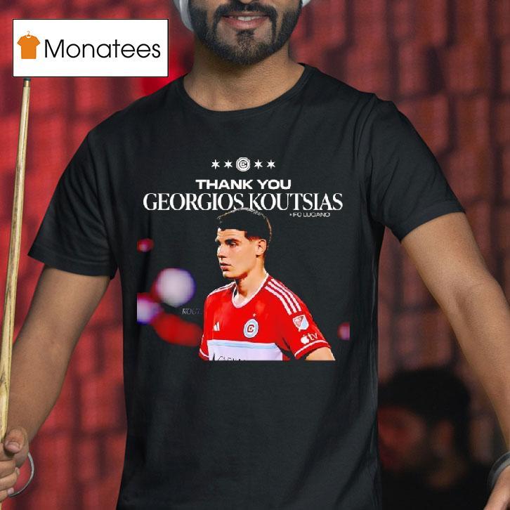 Georgios Koutsias Thank You Chicago Fire Fc T Shirt Georgios Koutsias Thank You Chicago Fire Fc T Shirt