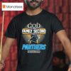 God First Family Second Then Panthers Football T Shirt