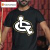 Green Bay Packers Playoff Wheelchair Logo T Shirt