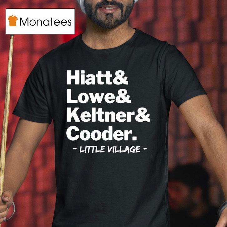 Hiatt And Lowe And Keltner Cooder Little Village T Shirt Hiatt And Lowe And Keltner Cooder Little Village T Shirt