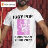 Iggy Pop Europe Tour T Shirt