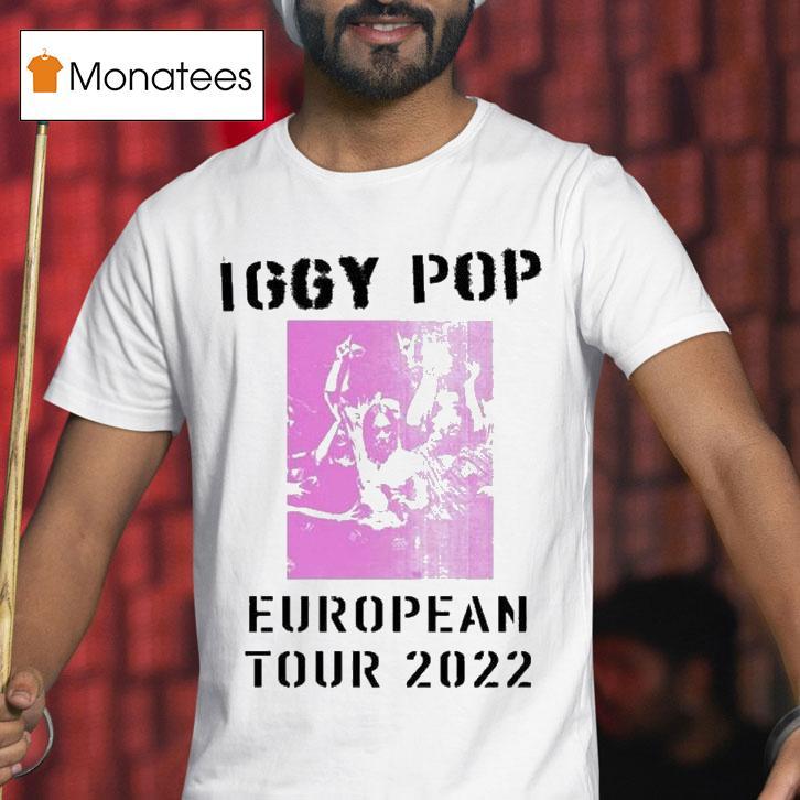 Iggy Pop Europe Tour T Shirt Iggy Pop Europe Tour T Shirt