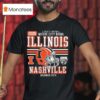 Illinois Fighting Illini Football Liberty Mutual Music City Bowl Nashville Helmet Dec T Shirt