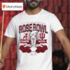 Indiana Hoosiers And Alabama Crimson Tide Cfp Rose Bowl Matchup Trophy T Shirt