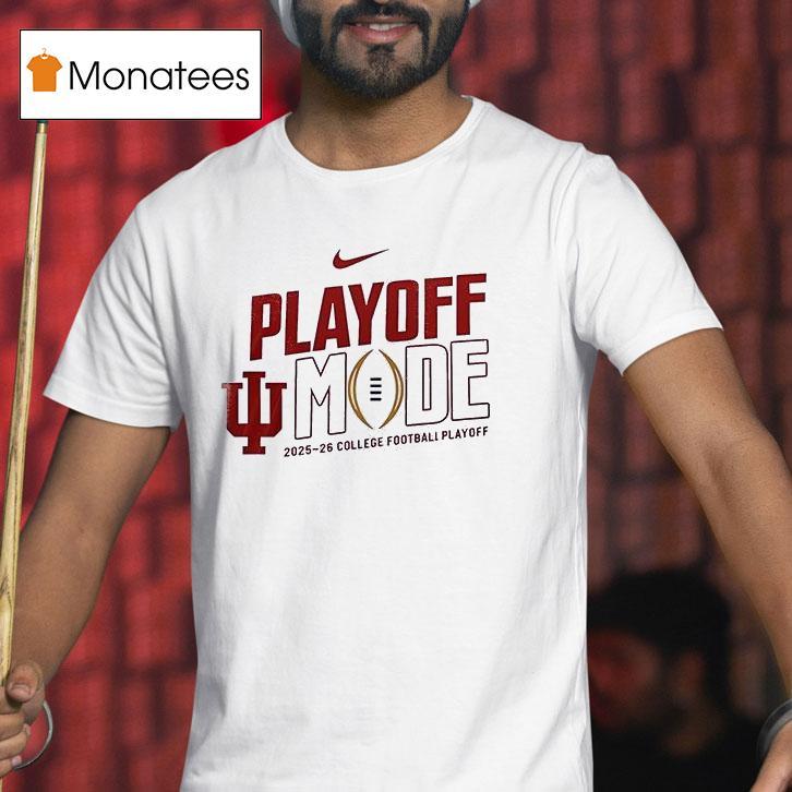 Indiana Hoosiers Playoff Mode Built To Be Champions Go Big Red Masco T Shirt Indiana Hoosiers Playoff Mode Built To Be Champions Go Big Red Masco T Shirt