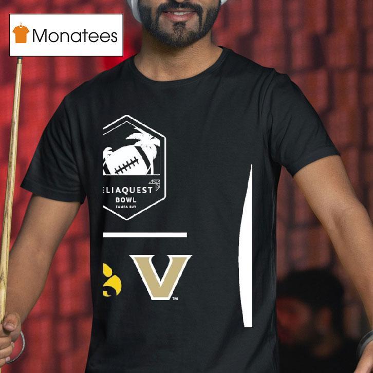 Iowa Hawkeyes And Vanderbilt Commodores Football Reliaquest Bowl Tampa Bay T Shirt Iowa Hawkeyes And Vanderbilt Commodores Football Reliaquest Bowl Tampa Bay T Shirt
