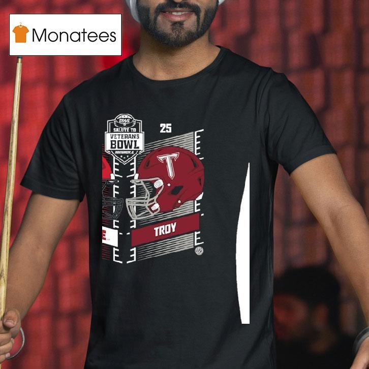 Jacksonville State Gamecocks Vs Troy Trojans Football Iss Salute To Veterans Bowl T Shirt Jacksonville State Gamecocks Vs Troy Trojans Football Iss Salute To Veterans Bowl T Shirt