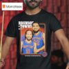 Jalen Brunson And Karl Anthony Towns New York Knicks Basketball Graphic T Shirt