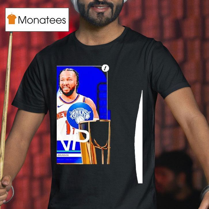 Jalen Brunson New York Knicks Basketball Nba Cup Mvp T Shirt Jalen Brunson New York Knicks Basketball Nba Cup Mvp T Shirt