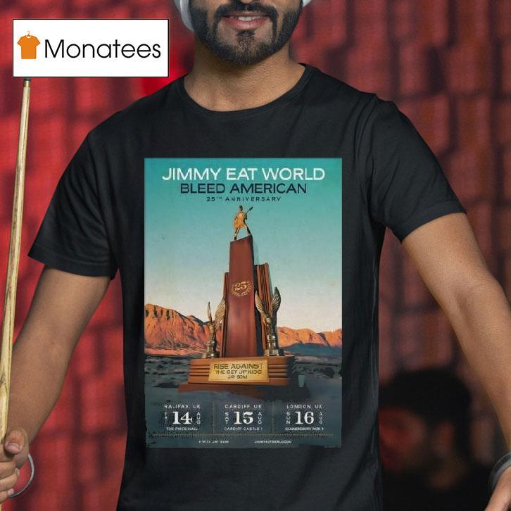Jimmy Eat World Bleed American Th Anniversary T Shirt Jimmy Eat World Bleed American Th Anniversary T Shirt