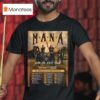 Mana Vivir Sin Aire Tour T Shirt