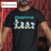 Miami Dolphins X Goofy X Donald Duck X Mickey Mouse X Stitch Abbey Road T Shirt