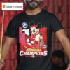 Mickey Mouse X Wisconsin Badgers Volleyball Regional Champions T Shirt