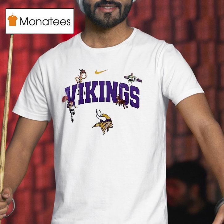 Minnesota Vikings X Toy Story Meets Football T Shirt Minnesota Vikings X Toy Story Meets Football T Shirt