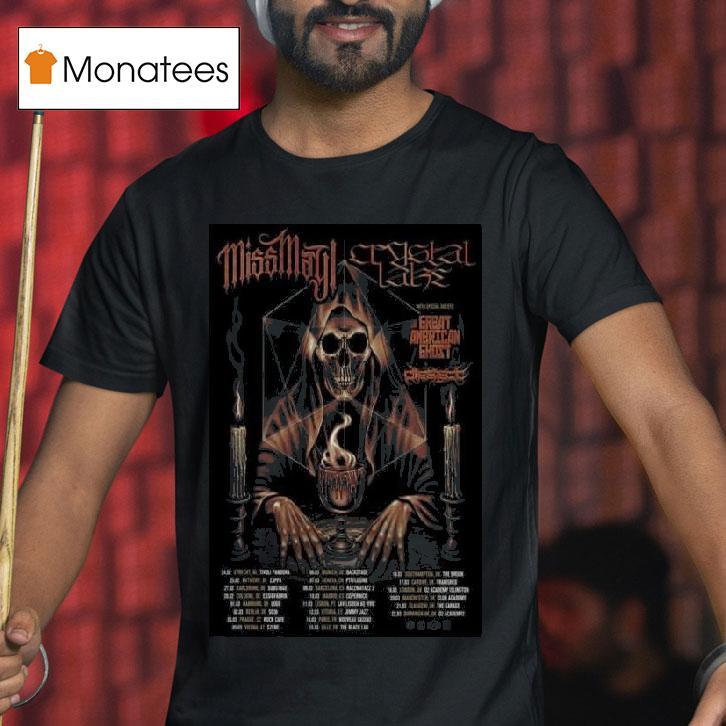 Miss May I Crystal Lake February March T Shirt Miss May I Crystal Lake February March T Shirt