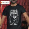 Morbid Angel White Horned Skull T Shirt
