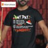 My Day I M Booked Christmas T Shirt