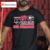 My Heart Beats For Bulldogs University Of Georgia Logo T Shirt
