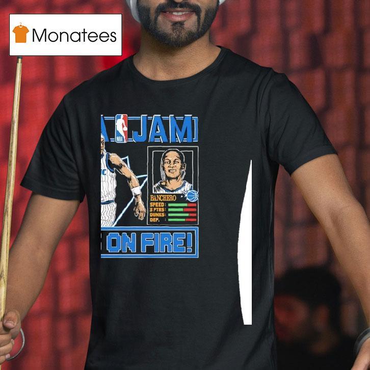 Nba Jam Paolo Banchero He S On Fire Orlando Magic Basketball T Shirt Nba Jam Paolo Banchero He S On Fire Orlando Magic Basketball T Shirt