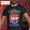 Never Underestimate A Woman Who Understands Football Loves Broncos Denver Signatures T Shirt