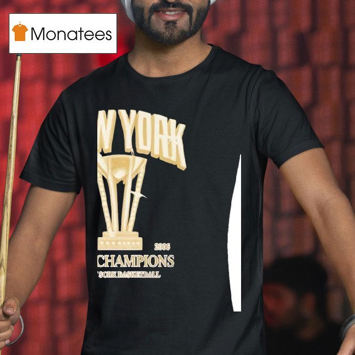 New York Cup Champions New Sork Basketball T Shirt New York Cup Champions New Sork Basketball T Shirt